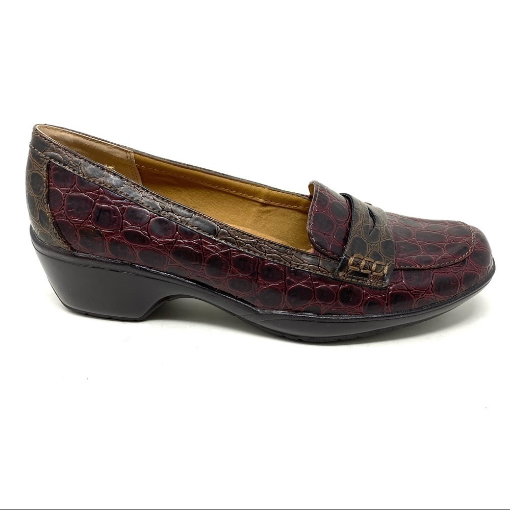 Softspots Maven Burgundy Penny Loafers NARROW